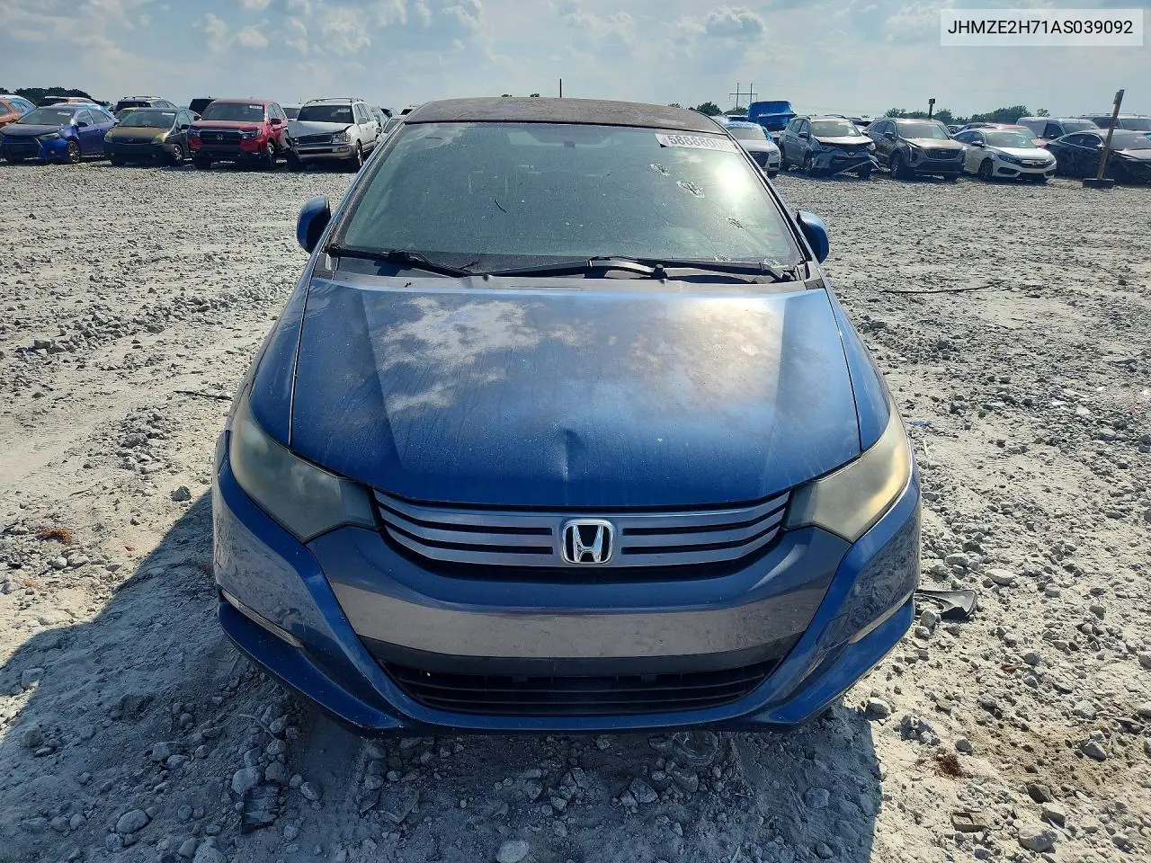2010 Honda Insight Ex VIN: JHMZE2H71AS039092 Lot: 58888006
