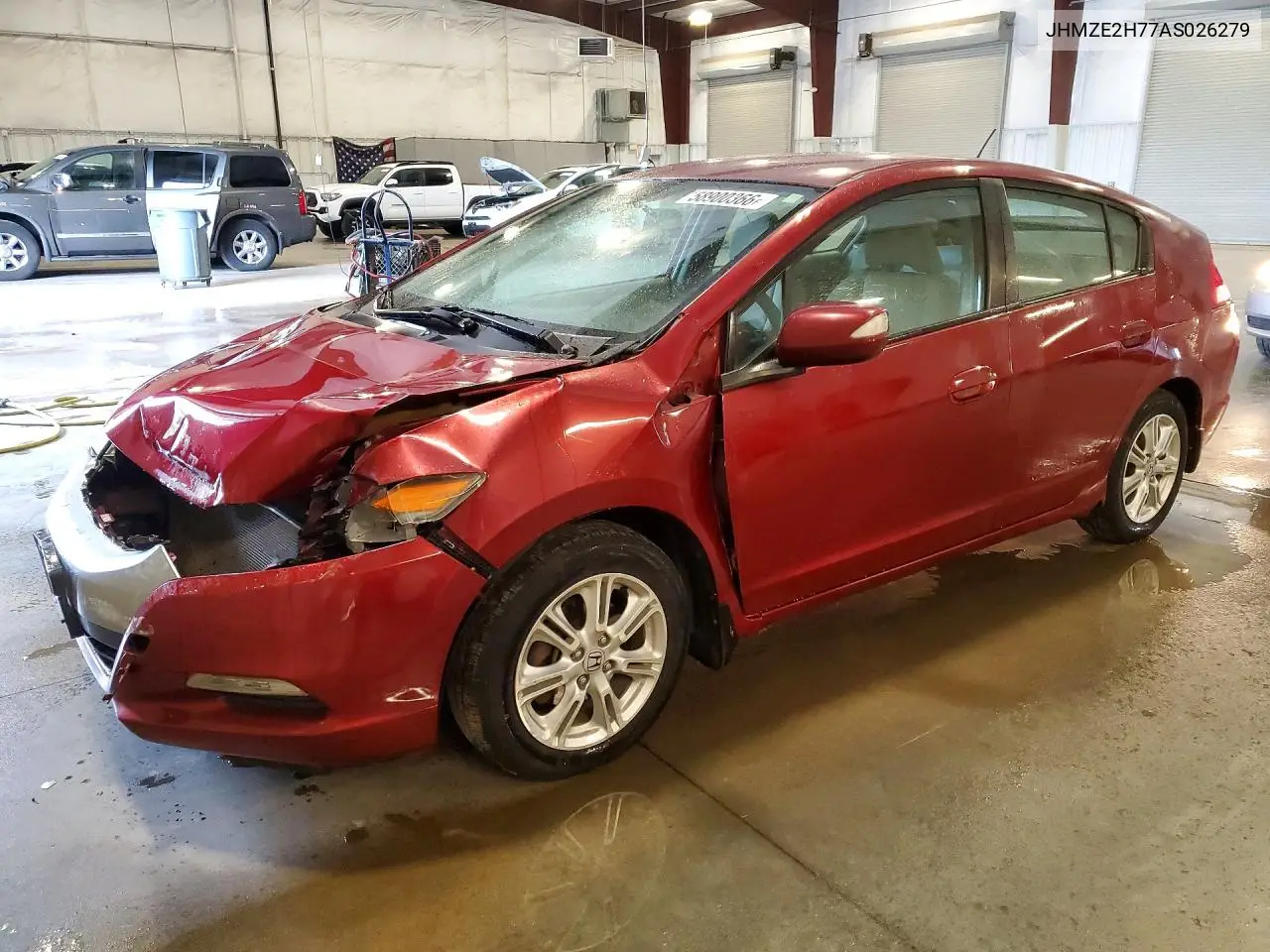 2010 Honda Insight Ex VIN: JHMZE2H77AS026279 Lot: 58900366