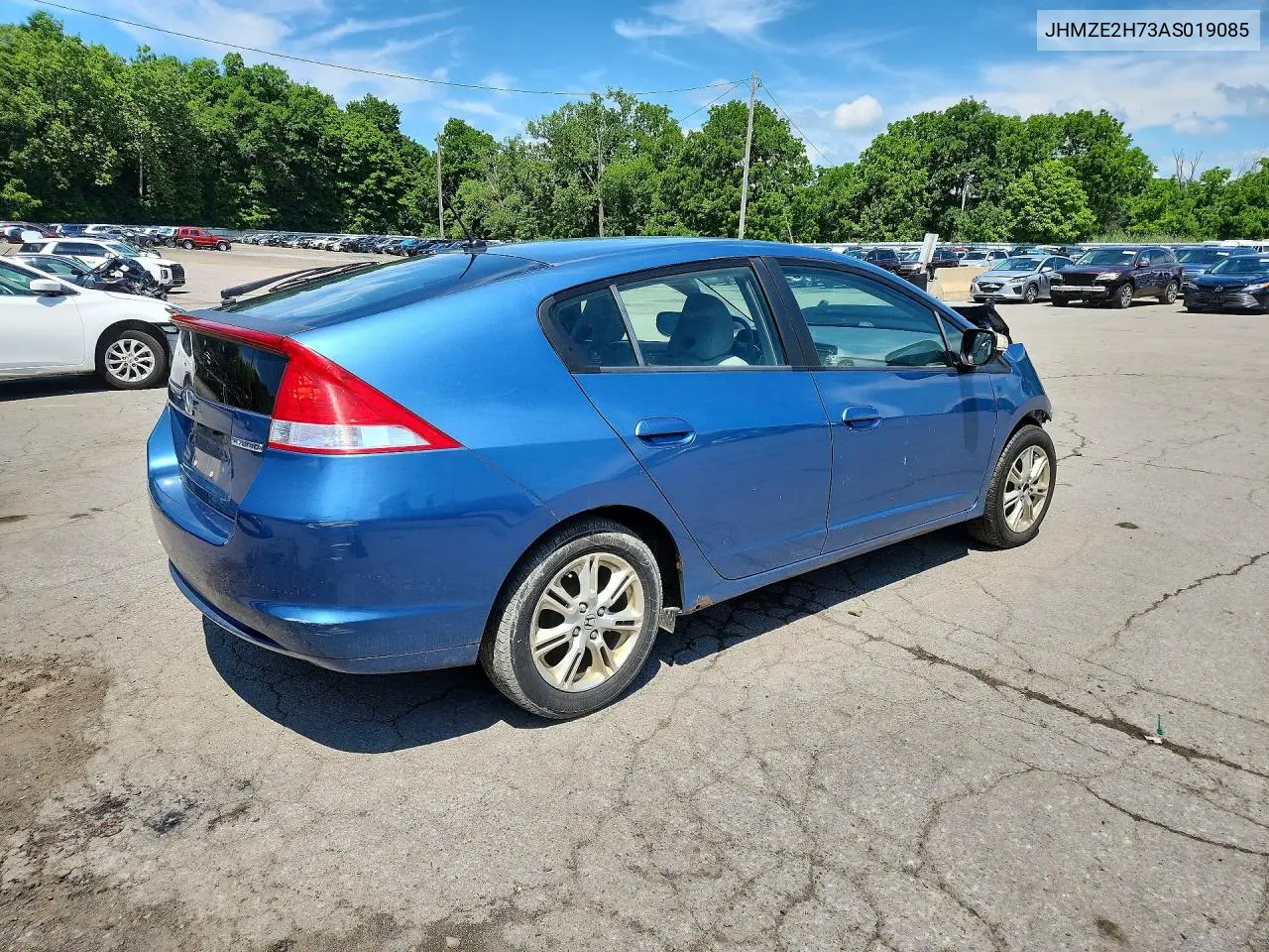 2010 Honda Insight Ex VIN: JHMZE2H73AS019085 Lot: 58952426