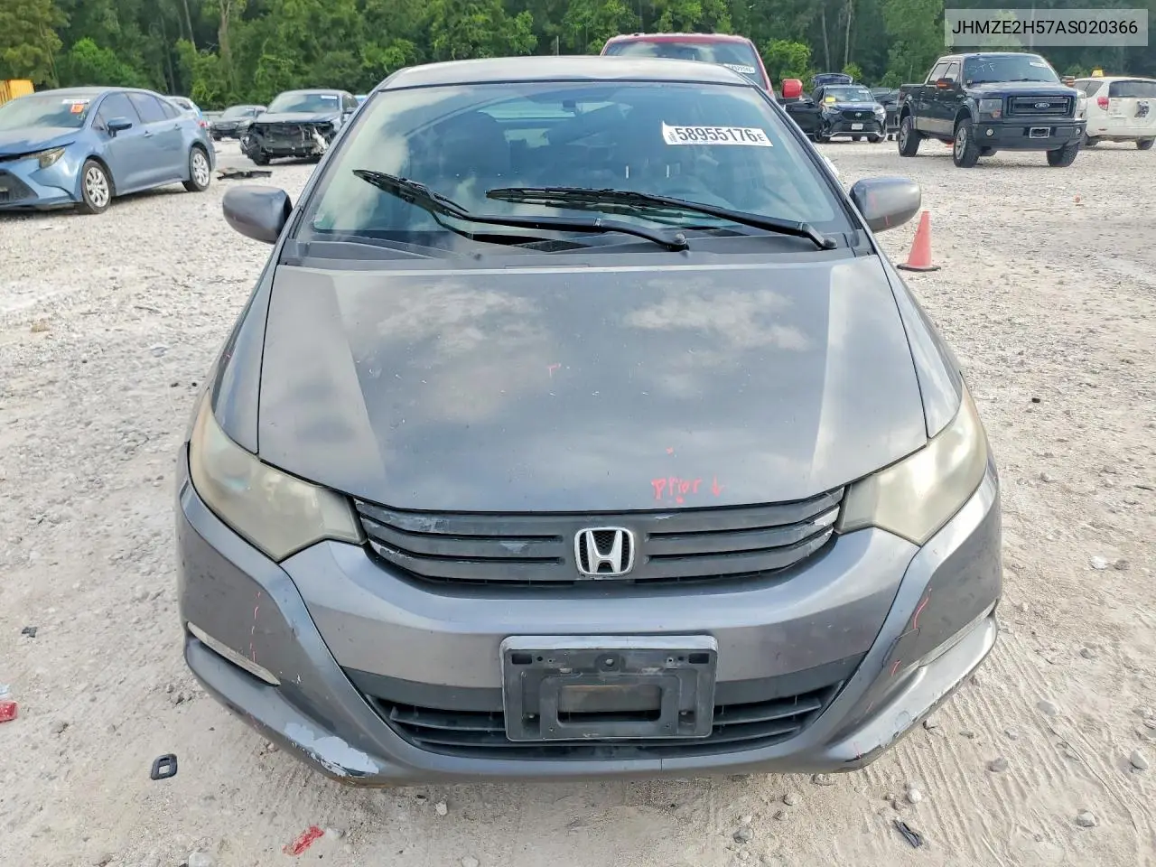 2010 Honda Insight Lx VIN: JHMZE2H57AS020366 Lot: 58955176