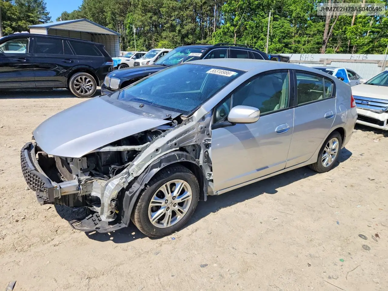 2010 Honda Insight Ex VIN: JHMZE2H73AS040695 Lot: 59067466