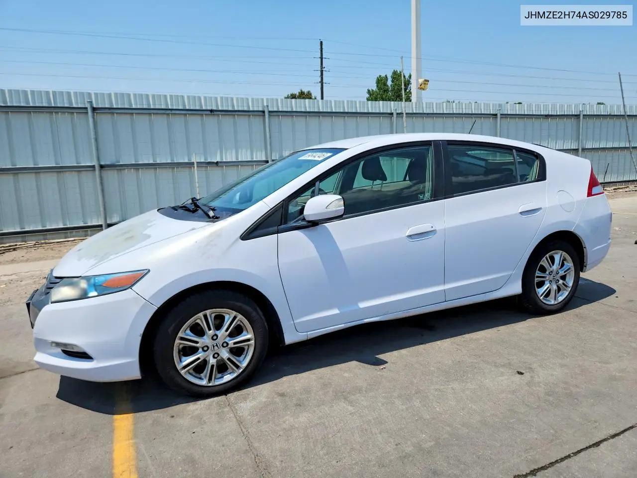 2010 Honda Insight Ex VIN: JHMZE2H74AS029785 Lot: 59644246