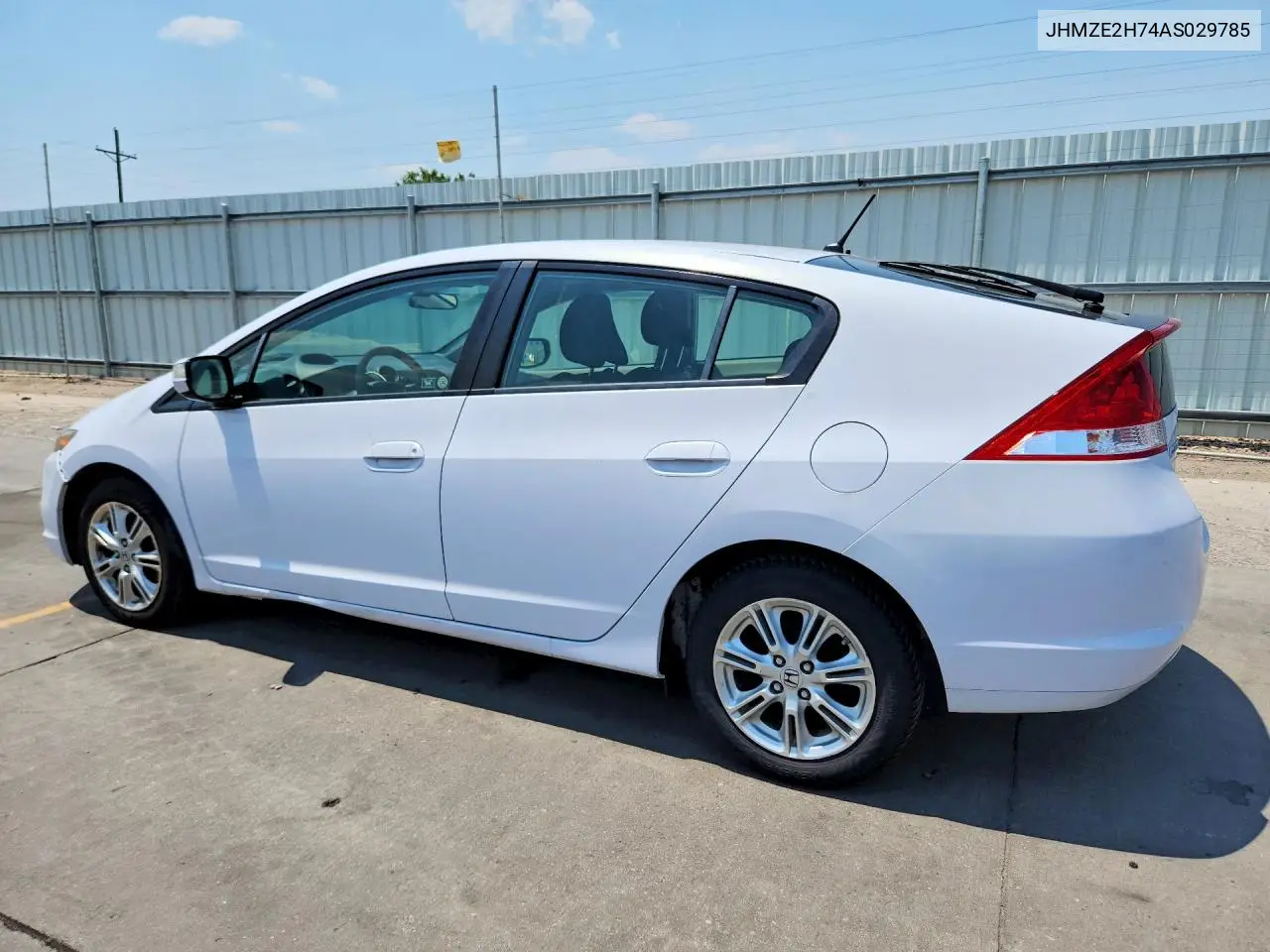 2010 Honda Insight Ex VIN: JHMZE2H74AS029785 Lot: 59644246