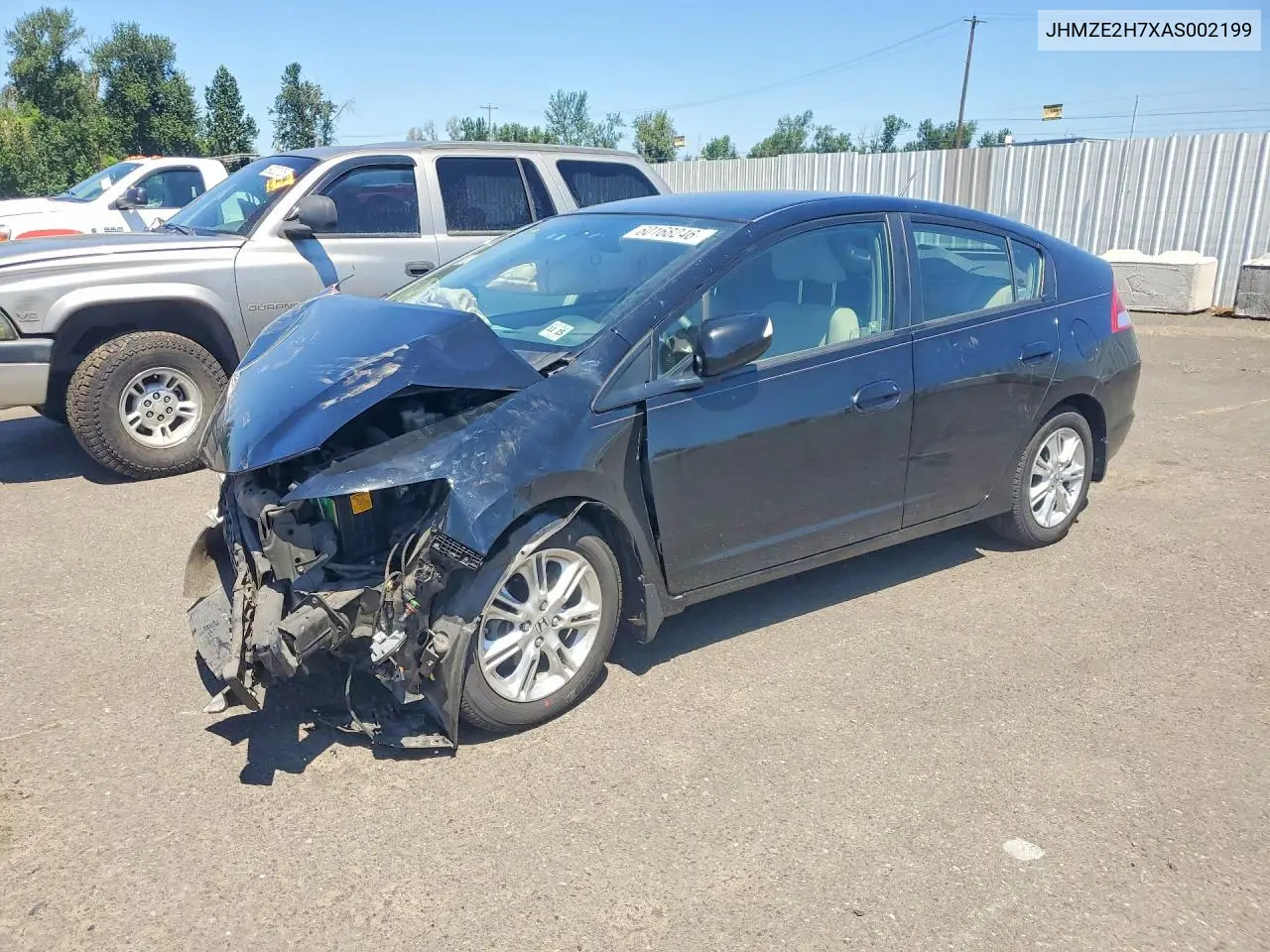 2010 Honda Insight VIN: JHMZE2H7XAS002199 Lot: 60168246