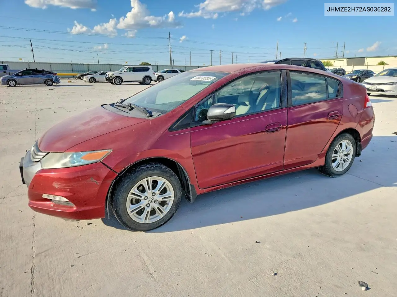 2010 Honda Insight Ex VIN: JHMZE2H72AS036282 Lot: 60418326