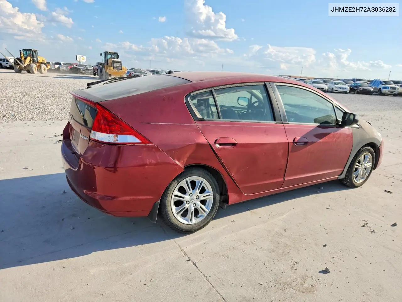 2010 Honda Insight Ex VIN: JHMZE2H72AS036282 Lot: 60418326