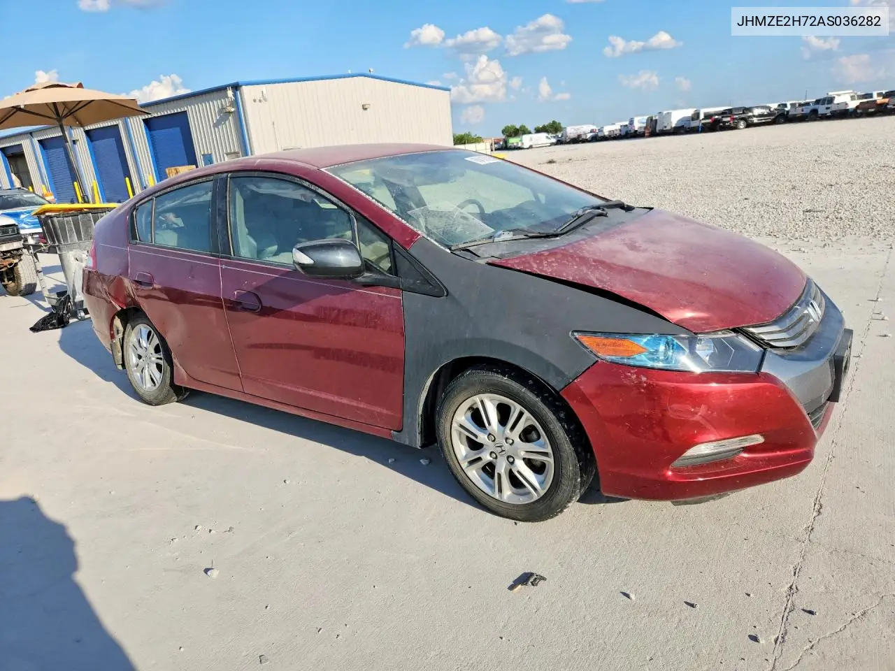 2010 Honda Insight Ex VIN: JHMZE2H72AS036282 Lot: 60418326