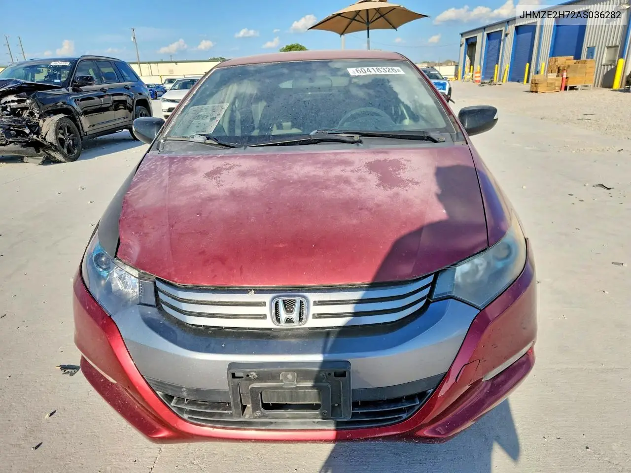 2010 Honda Insight Ex VIN: JHMZE2H72AS036282 Lot: 60418326