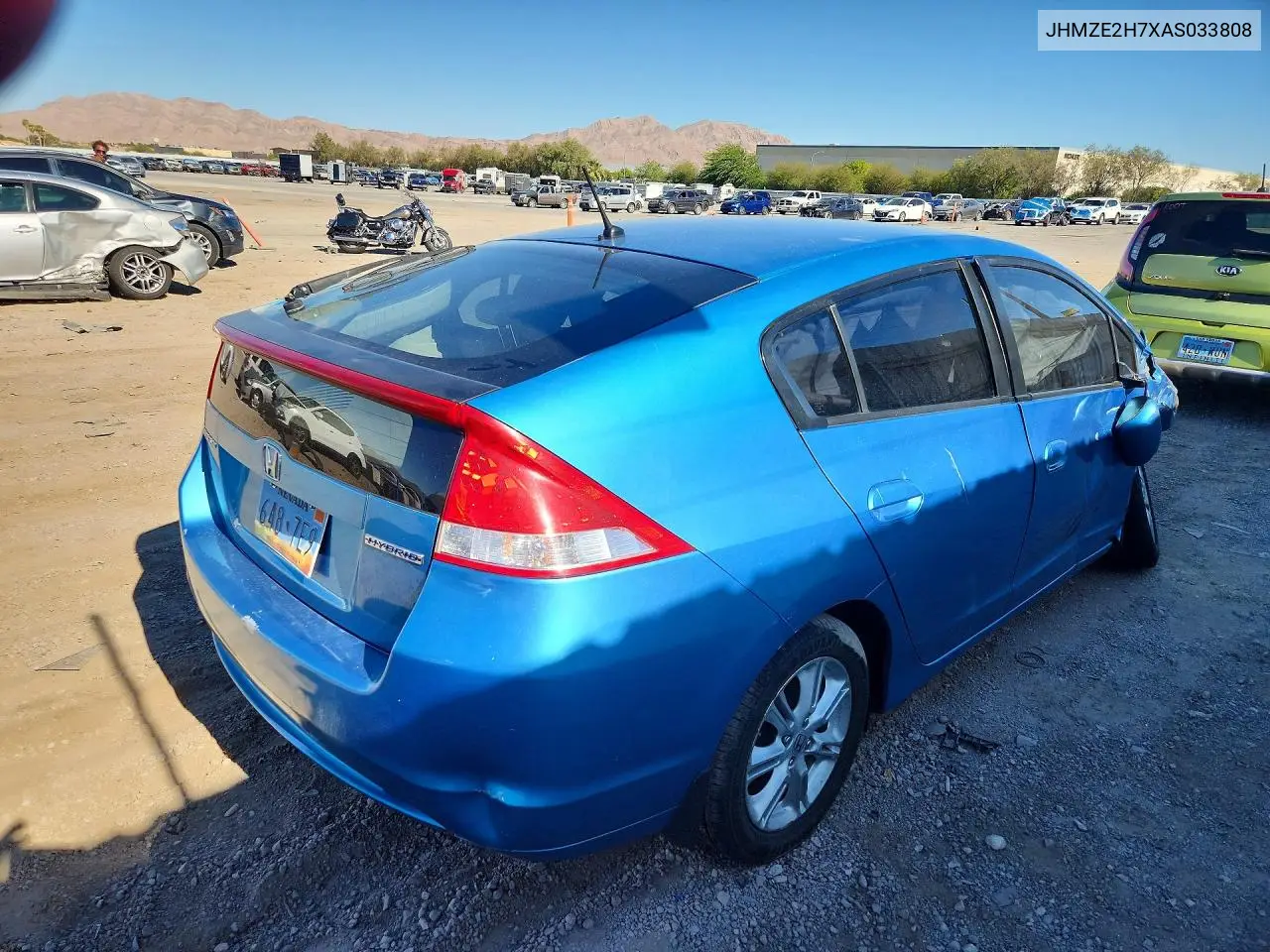 2010 Honda Insight Ex VIN: JHMZE2H7XAS033808 Lot: 60518016