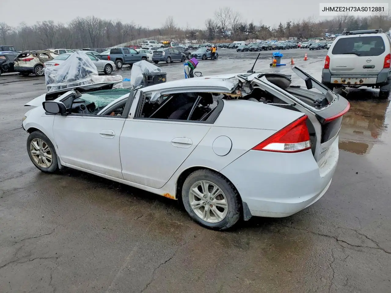 2010 Honda Insight Ex VIN: JHMZE2H73AS012881 Lot: 79013415