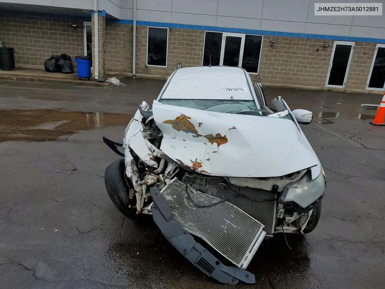 2010 Honda Insight Ex VIN: JHMZE2H73AS012881 Lot: 79013415