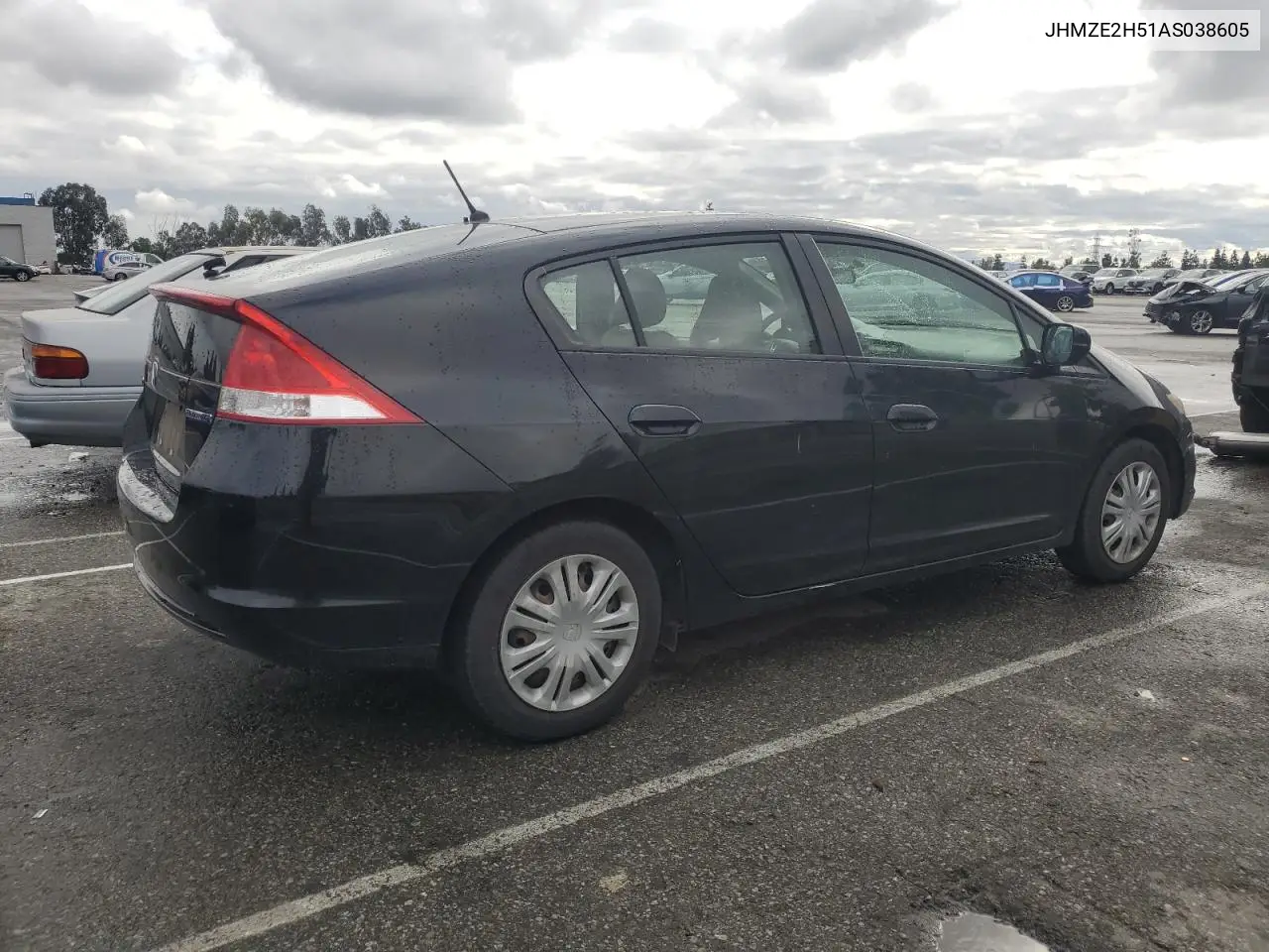 JHMZE2H51AS038605 2010 Honda Insight Lx