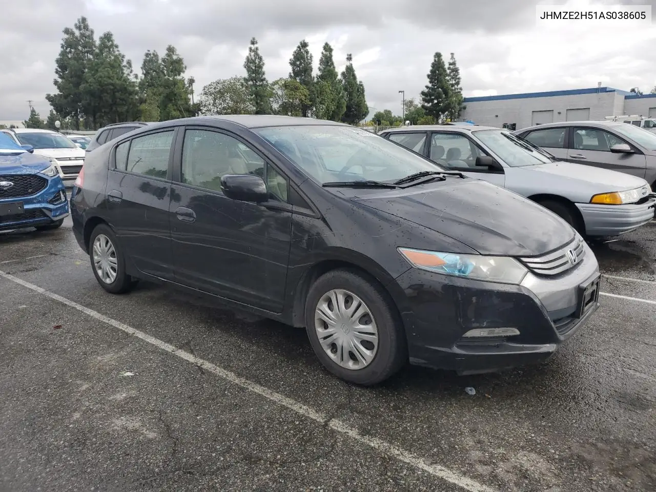 JHMZE2H51AS038605 2010 Honda Insight Lx