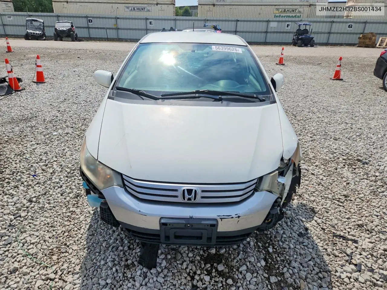 2011 Honda Insight VIN: JHMZE2H32BS001434 Lot: 56399626