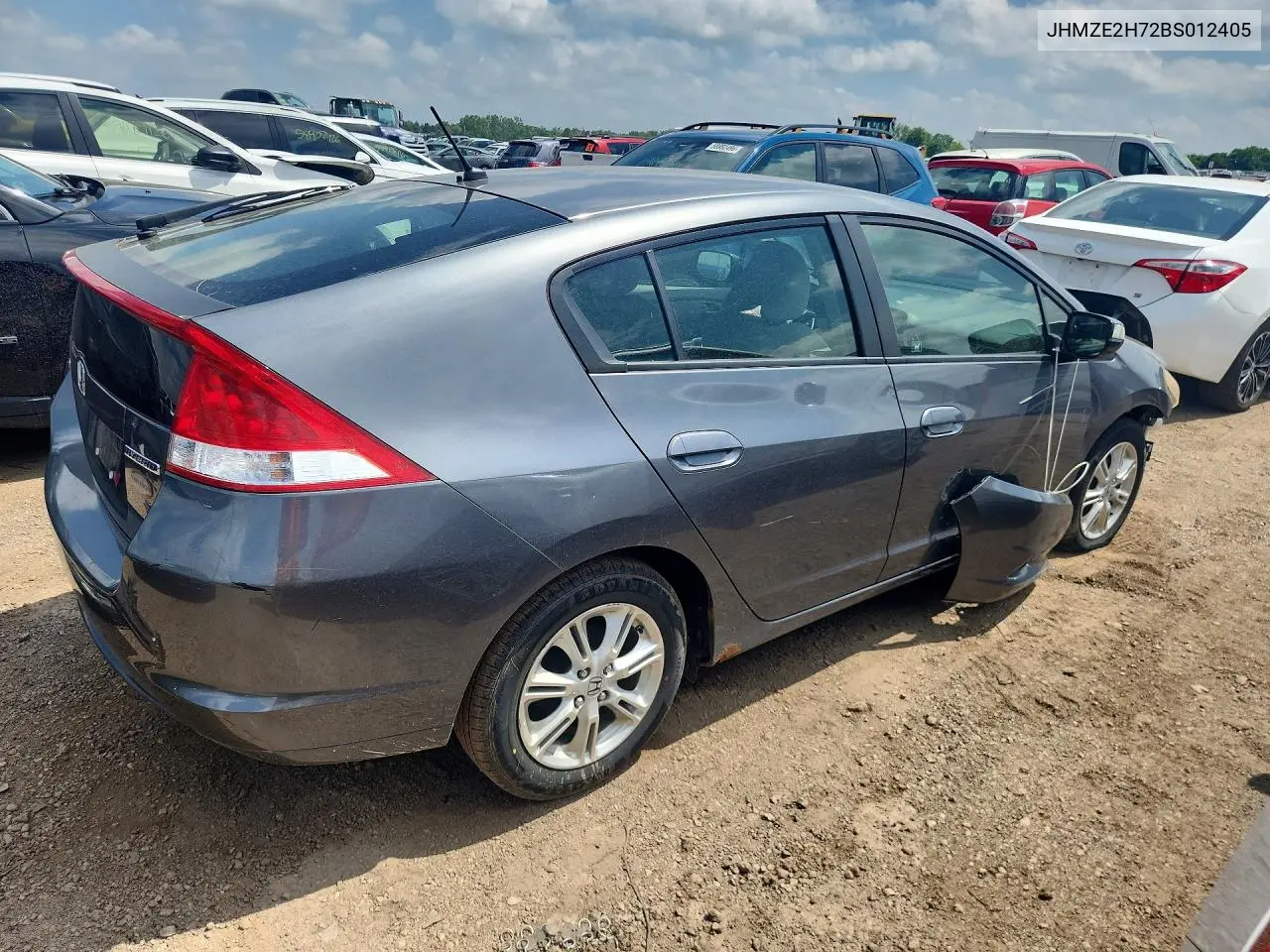2011 Honda Insight Ex VIN: JHMZE2H72BS012405 Lot: 58810966
