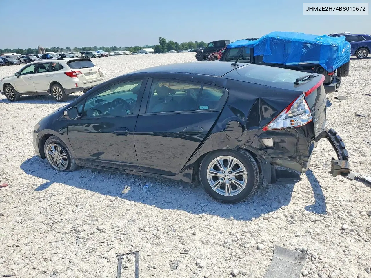 2011 Honda Insight Ex VIN: JHMZE2H74BS010672 Lot: 60493416