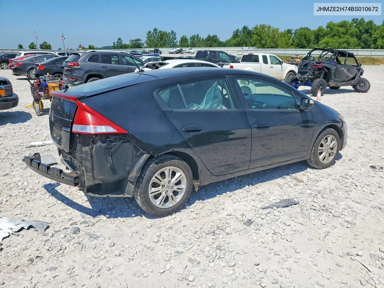 2011 Honda Insight Ex VIN: JHMZE2H74BS010672 Lot: 60493416
