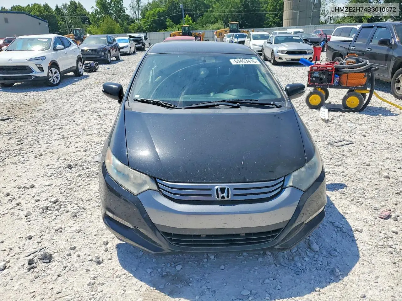2011 Honda Insight Ex VIN: JHMZE2H74BS010672 Lot: 60493416