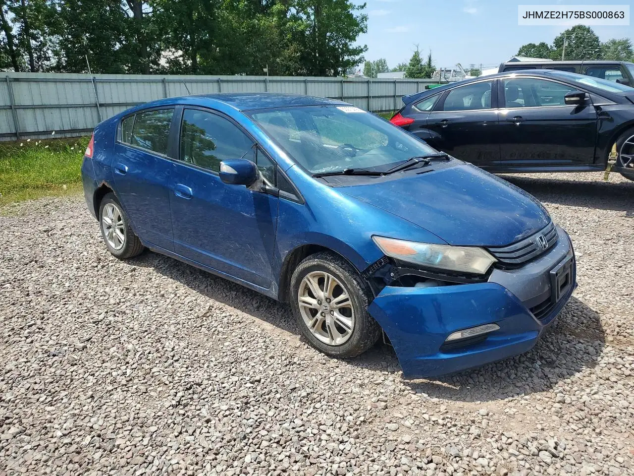 2011 Honda Insight Ex VIN: JHMZE2H75BS000863 Lot: 60973296