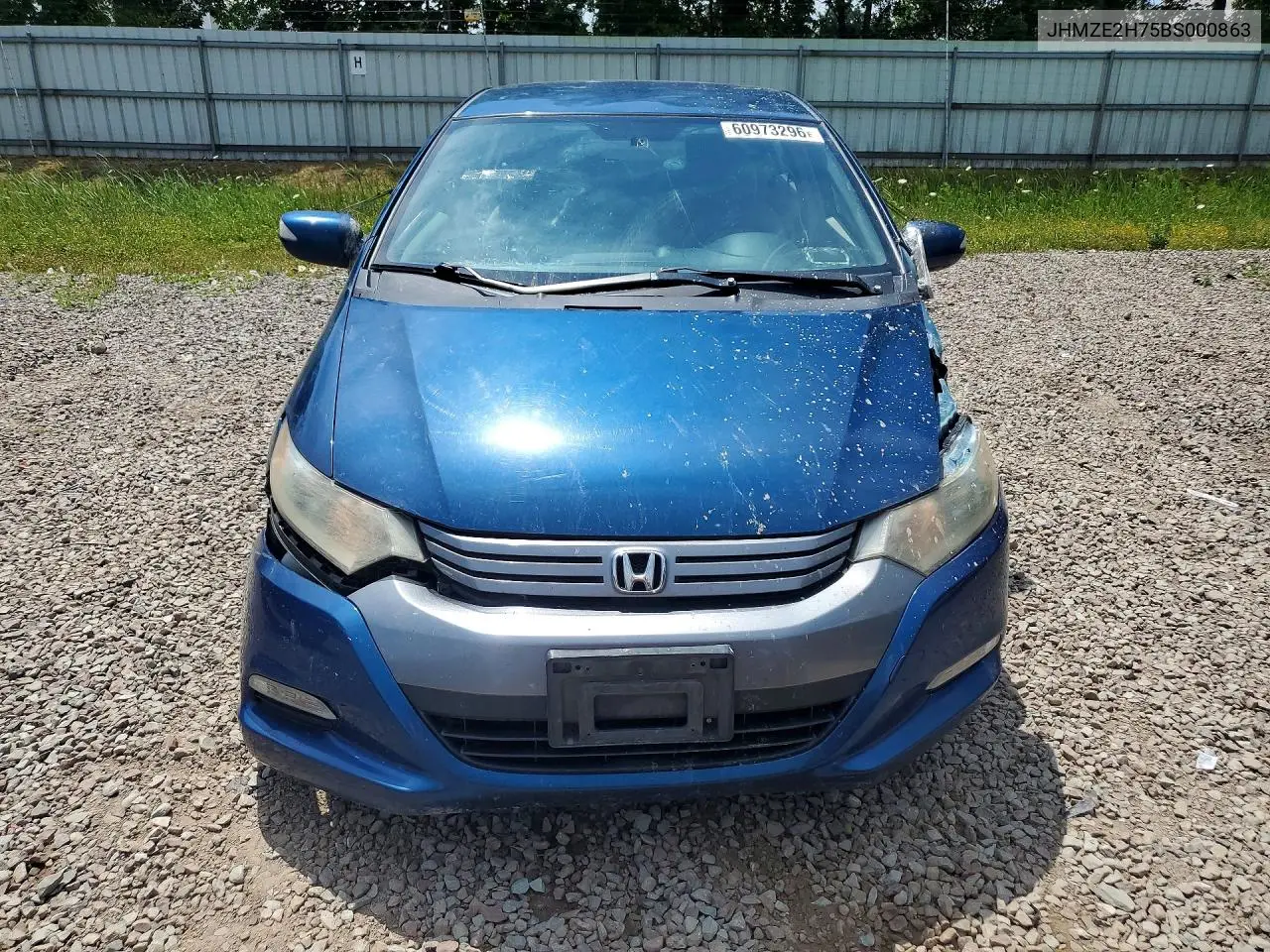 2011 Honda Insight Ex VIN: JHMZE2H75BS000863 Lot: 60973296