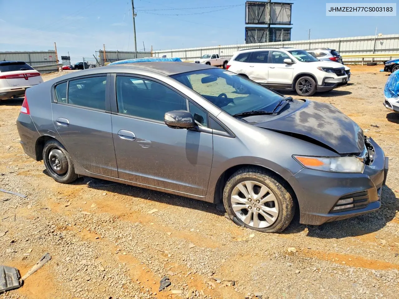 2012 Honda Insight Ex VIN: JHMZE2H77CS003183 Lot: 55355426