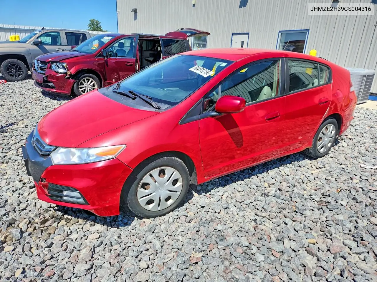 2012 Honda Insight VIN: JHMZE2H39CS004316 Lot: 60491216