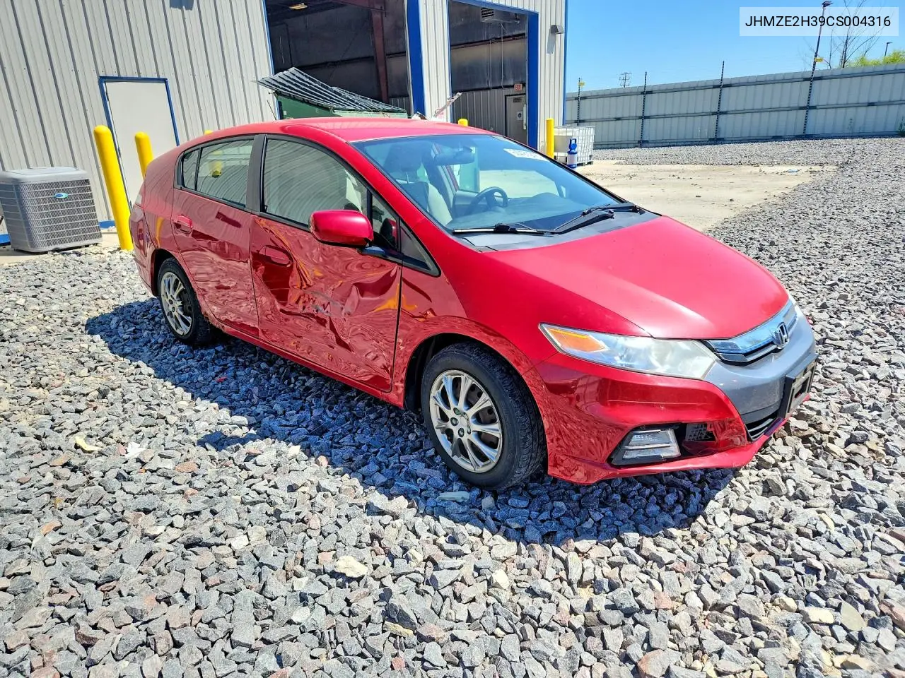 2012 Honda Insight VIN: JHMZE2H39CS004316 Lot: 60491216