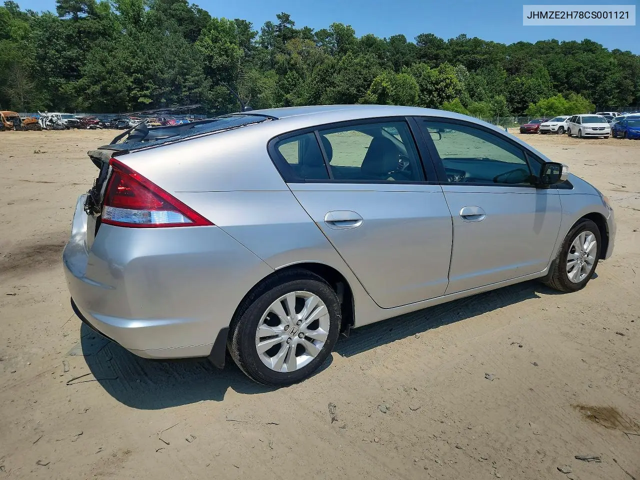 2012 Honda Insight Ex VIN: JHMZE2H78CS001121 Lot: 61222656
