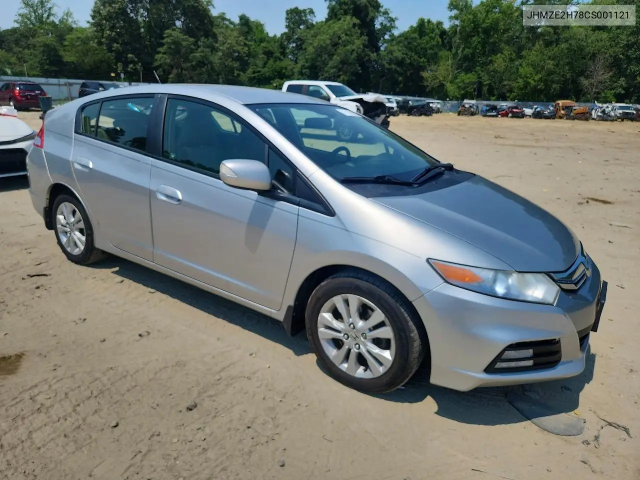2012 Honda Insight Ex VIN: JHMZE2H78CS001121 Lot: 61222656