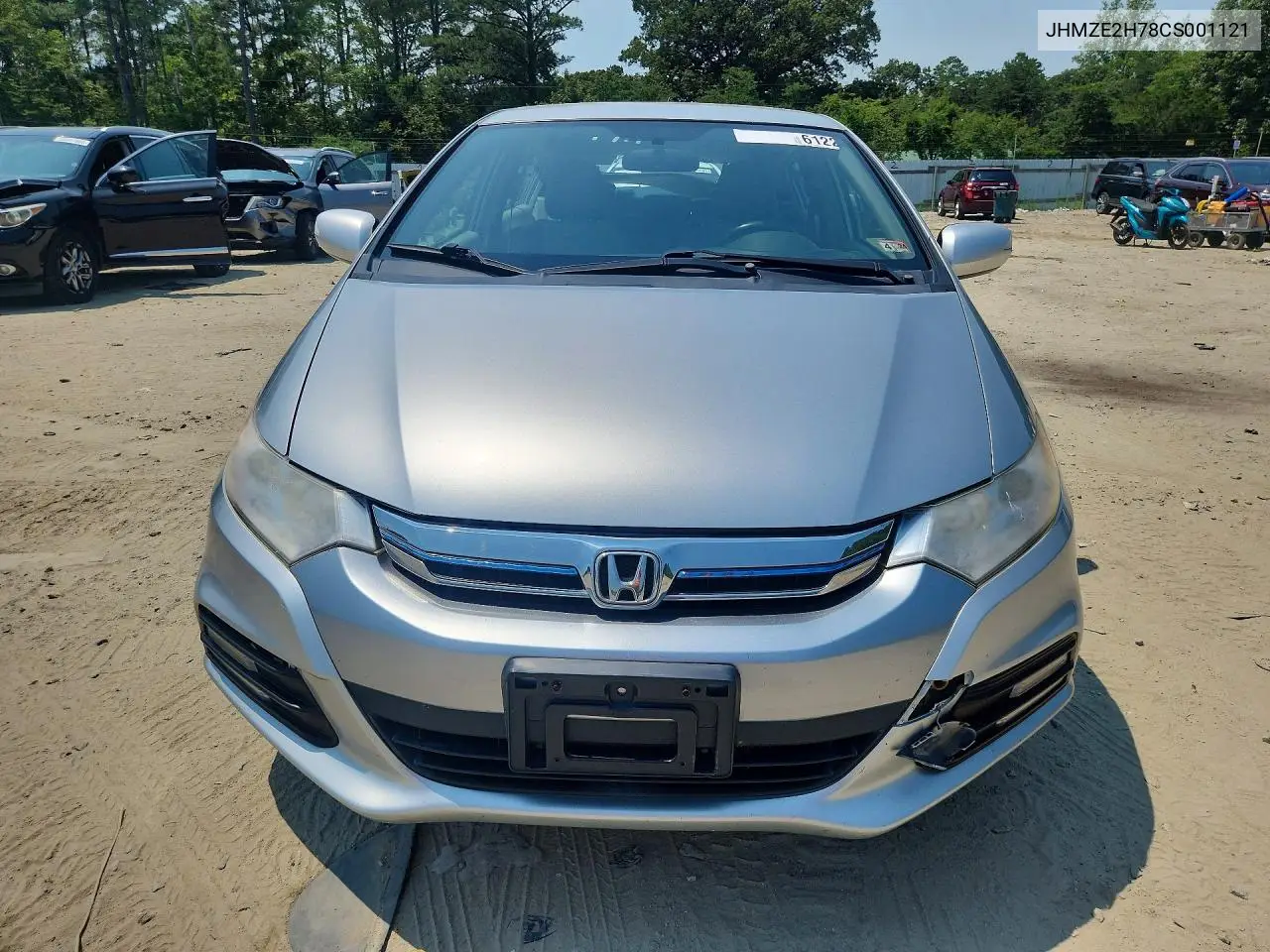 2012 Honda Insight Ex VIN: JHMZE2H78CS001121 Lot: 61222656