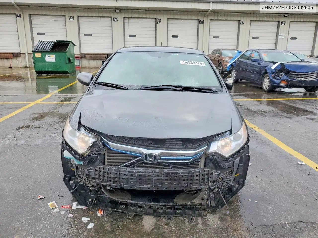 2013 Honda Insight Ex VIN: JHMZE2H70DS002605 Lot: 56539376