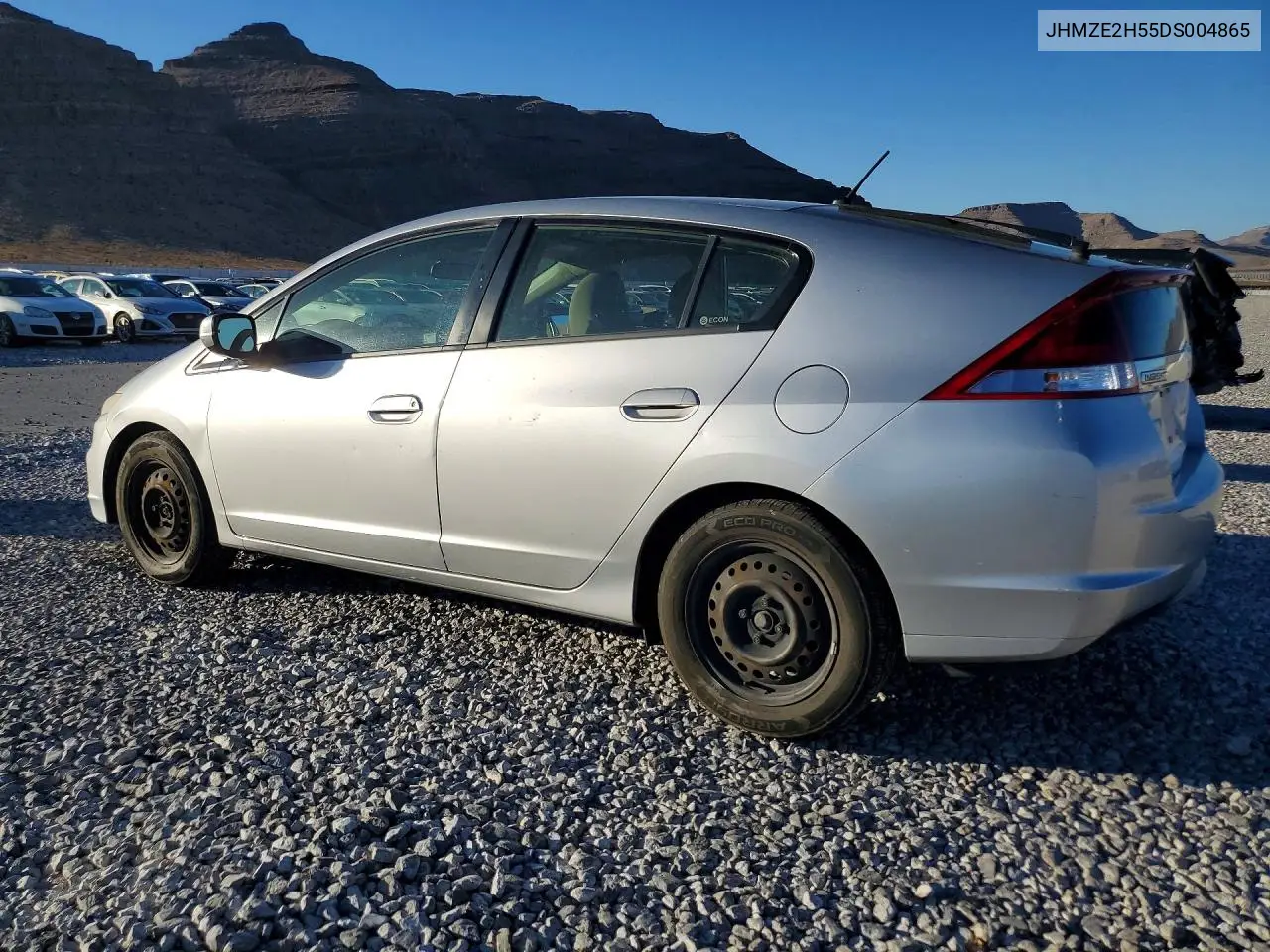 2013 Honda Insight Lx VIN: JHMZE2H55DS004865 Lot: 59823166