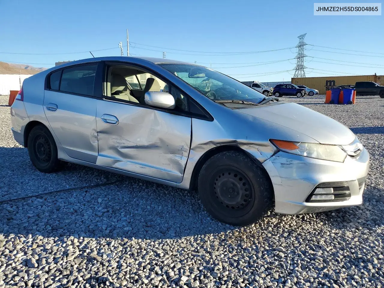 2013 Honda Insight Lx VIN: JHMZE2H55DS004865 Lot: 59823166