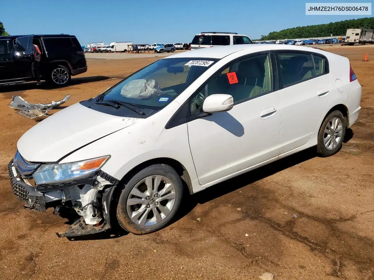 JHMZE2H76DS006478 2013 Honda Insight Ex