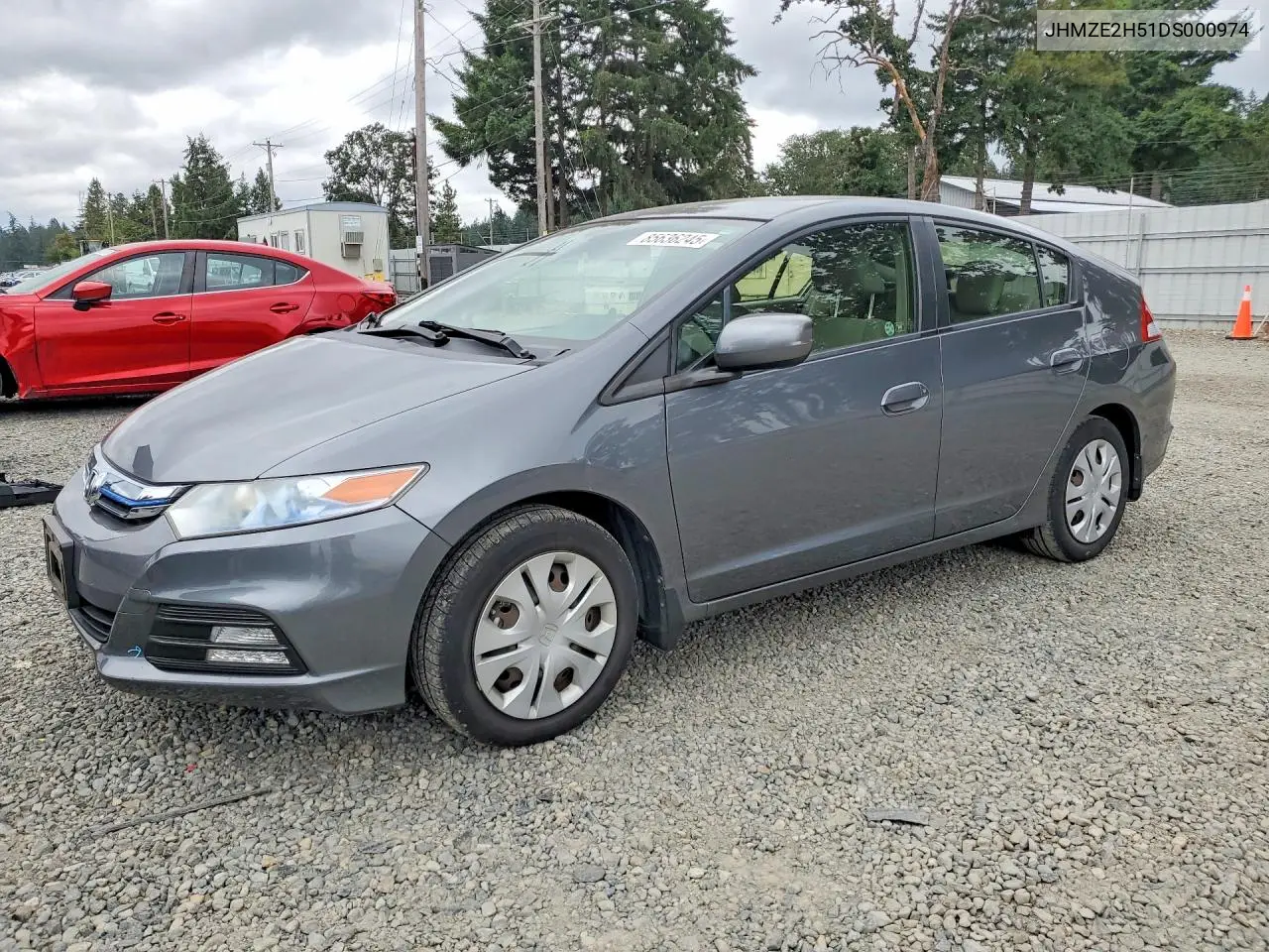 2013 Honda Insight Lx VIN: JHMZE2H51DS000974 Lot: 85636245