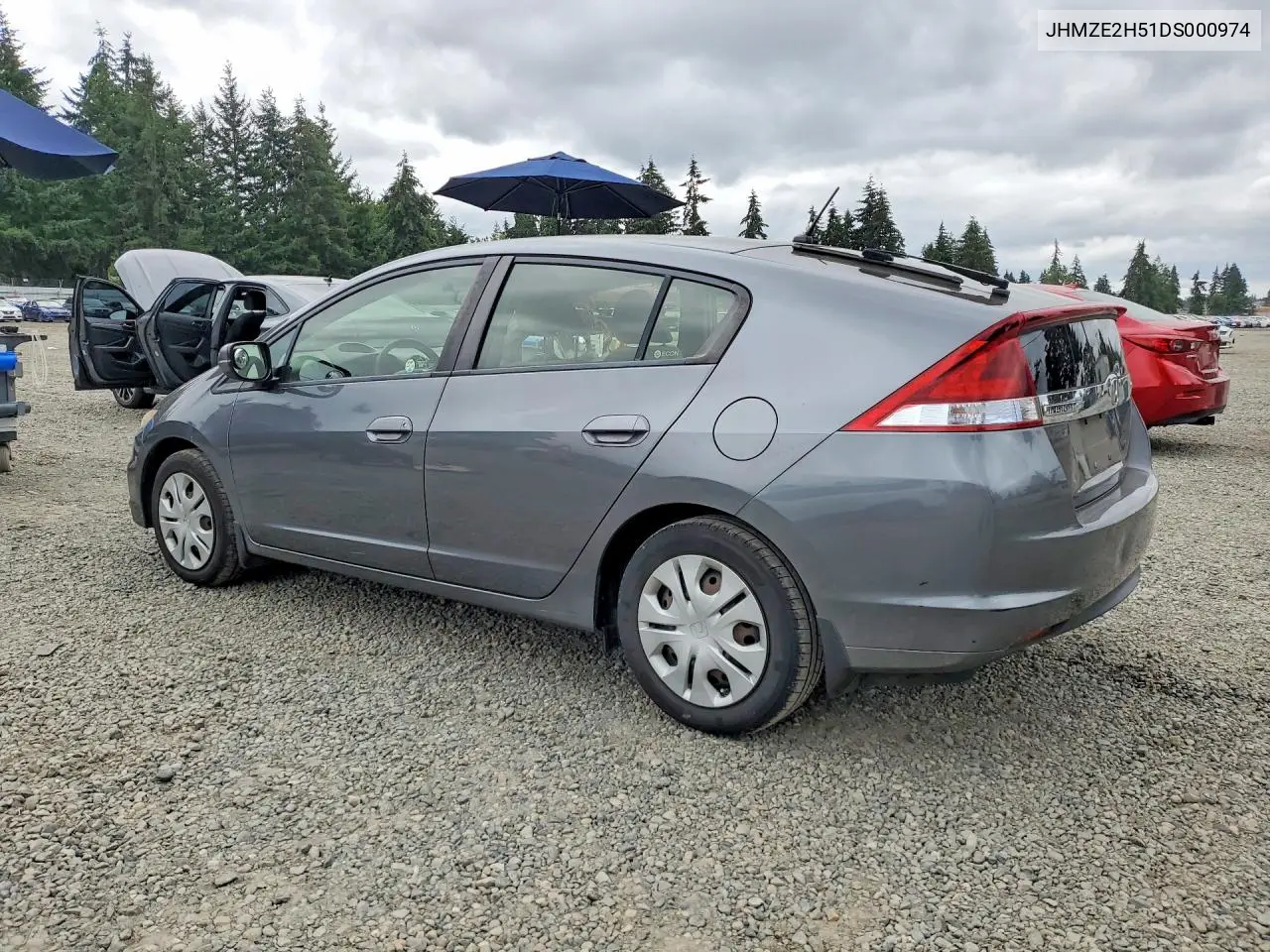 2013 Honda Insight Lx VIN: JHMZE2H51DS000974 Lot: 85636245