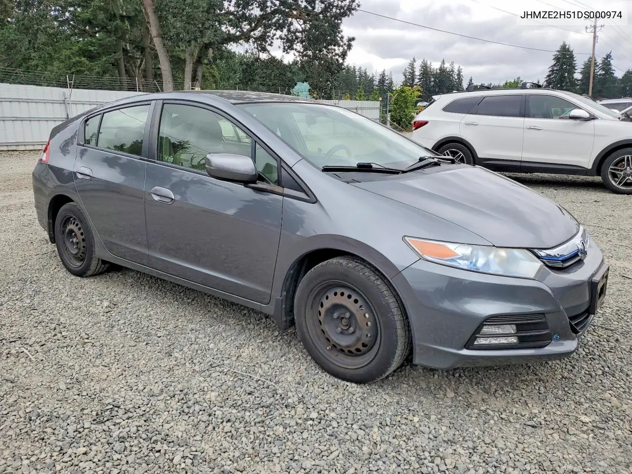 2013 Honda Insight Lx VIN: JHMZE2H51DS000974 Lot: 85636245