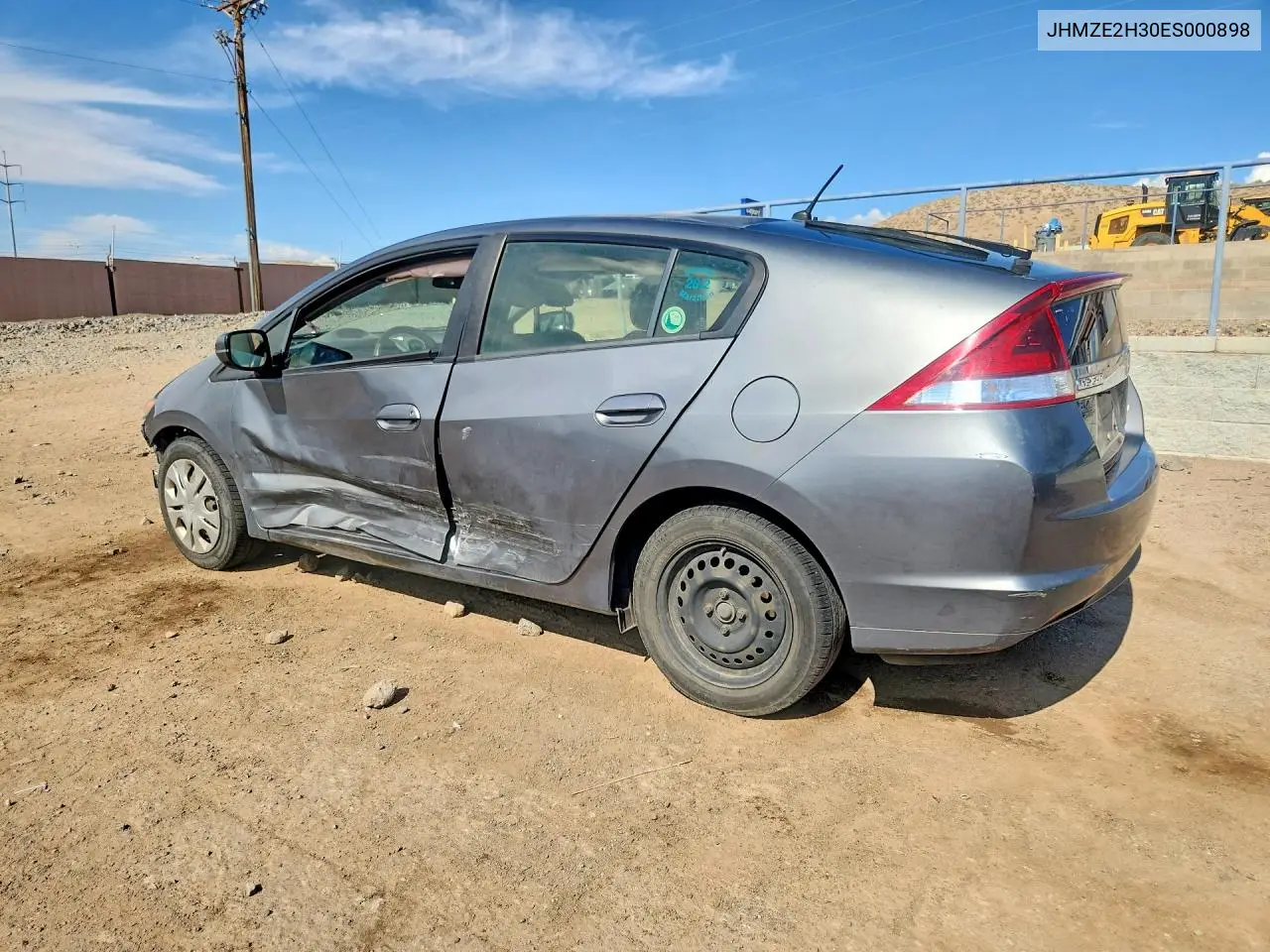 2014 Honda Insight VIN: JHMZE2H30ES000898 Lot: 56715196