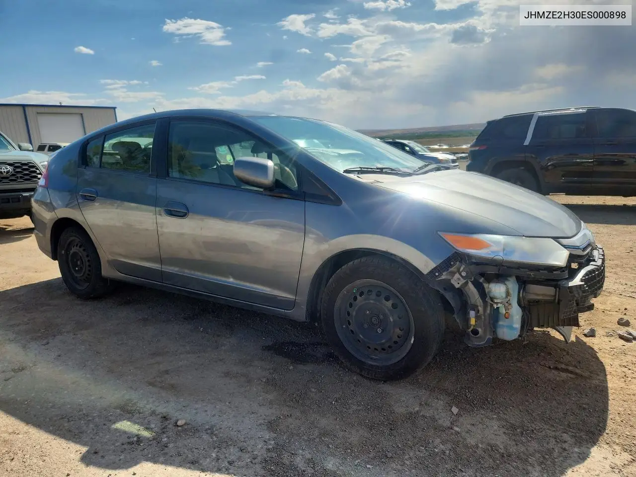 2014 Honda Insight VIN: JHMZE2H30ES000898 Lot: 56715196