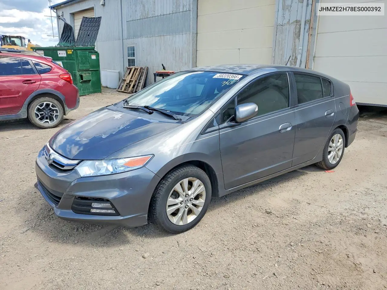2014 Honda Insight Ex VIN: JHMZE2H78ES000392 Lot: 58220366