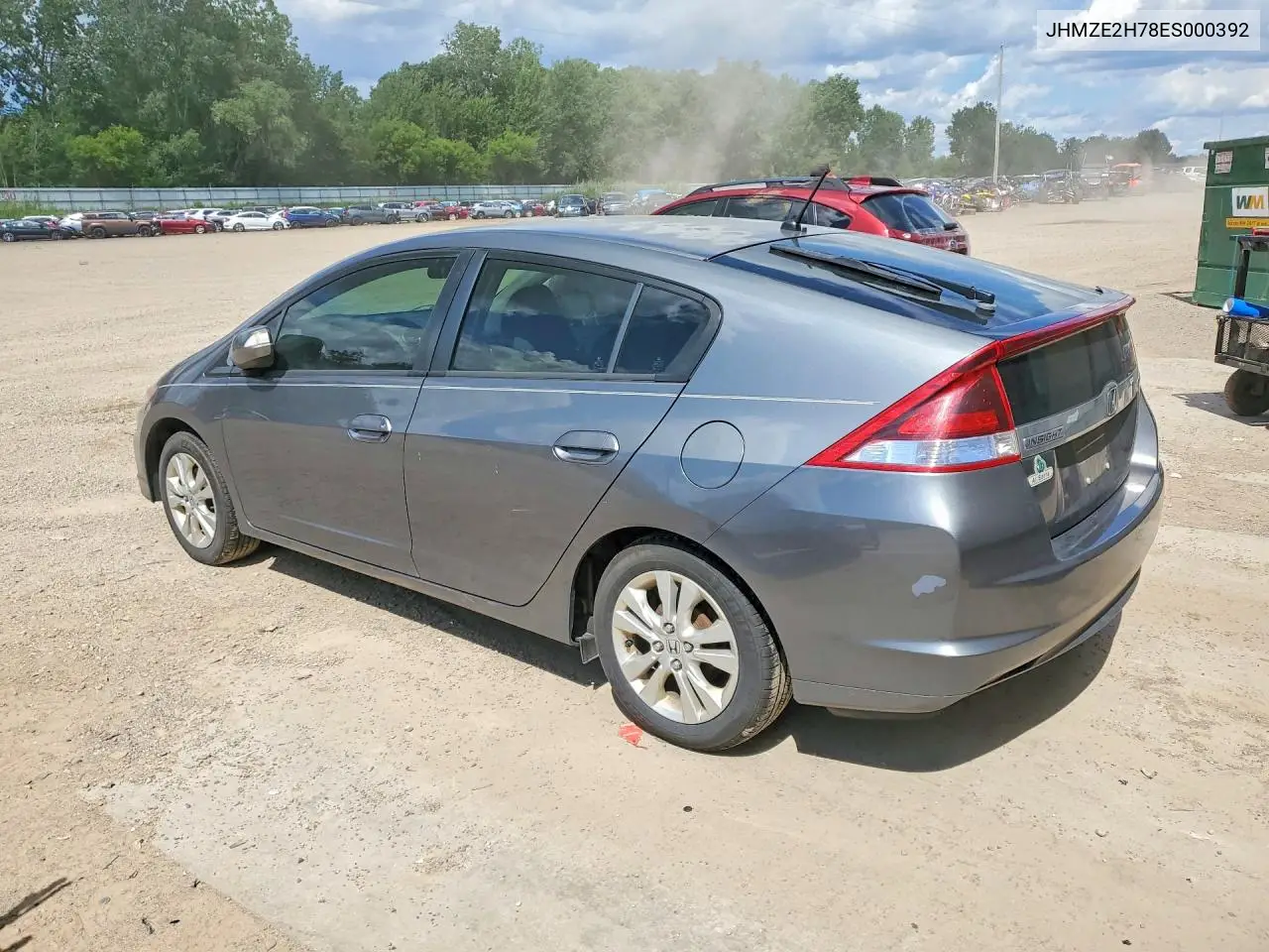 2014 Honda Insight Ex VIN: JHMZE2H78ES000392 Lot: 58220366