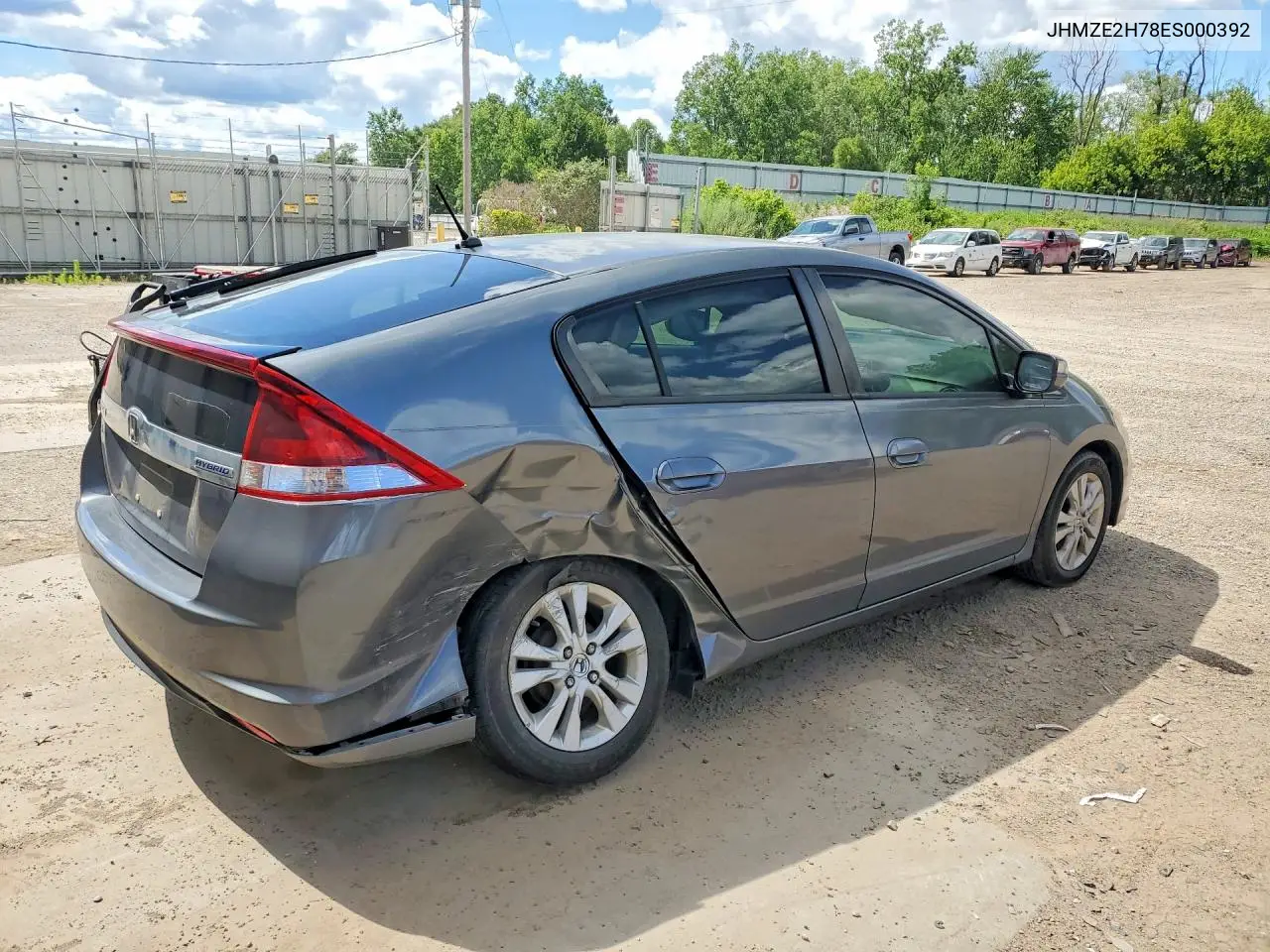 2014 Honda Insight Ex VIN: JHMZE2H78ES000392 Lot: 58220366