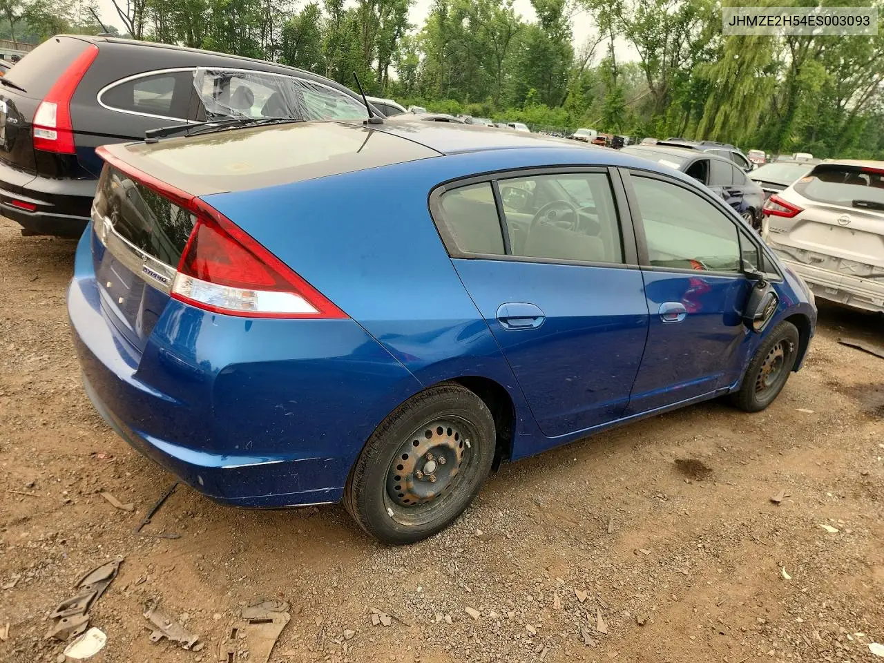 2014 Honda Insight Lx VIN: JHMZE2H54ES003093 Lot: 60205076