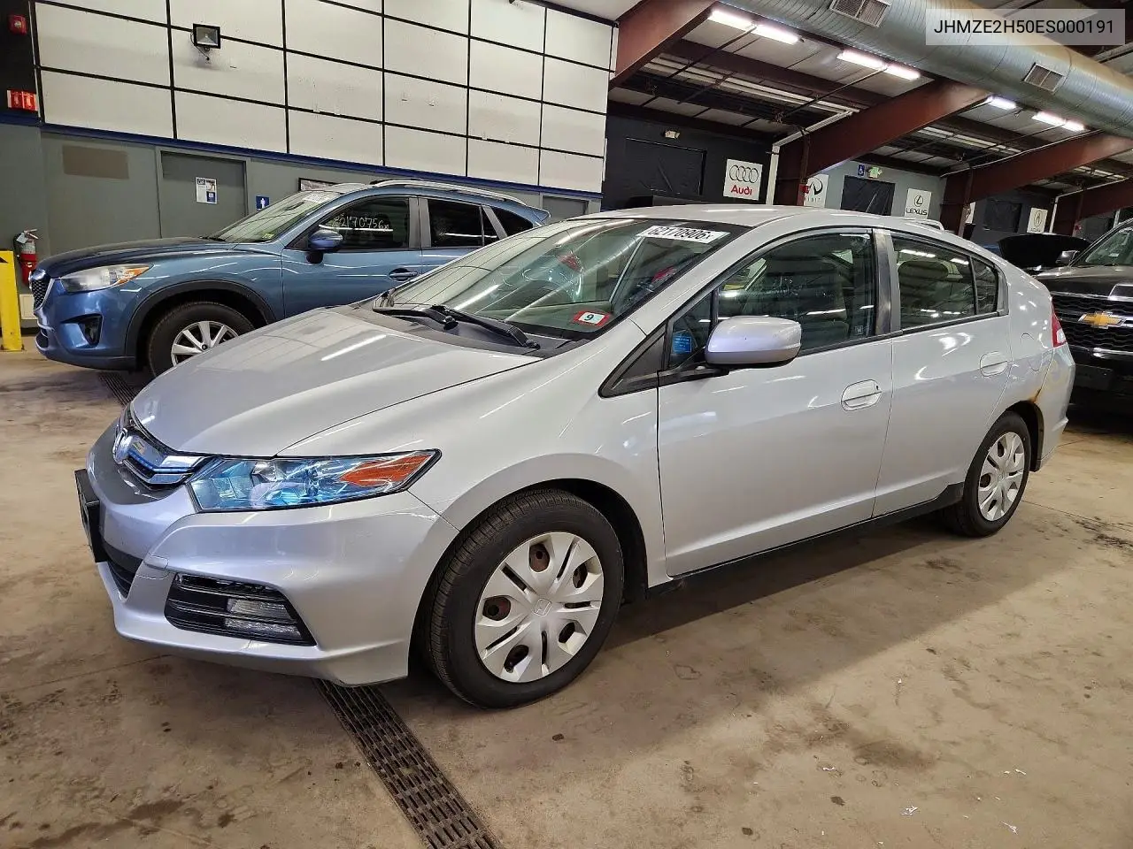 2014 Honda Insight Lx VIN: JHMZE2H50ES000191 Lot: 62170906