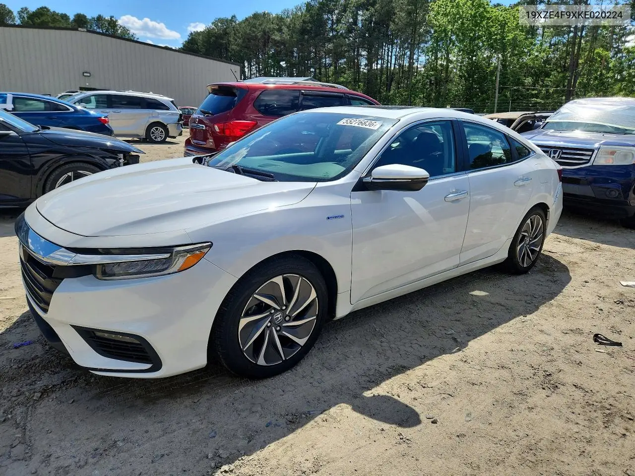 2019 Honda Insight Touring VIN: 19XZE4F9XKE020224 Lot: 55276836