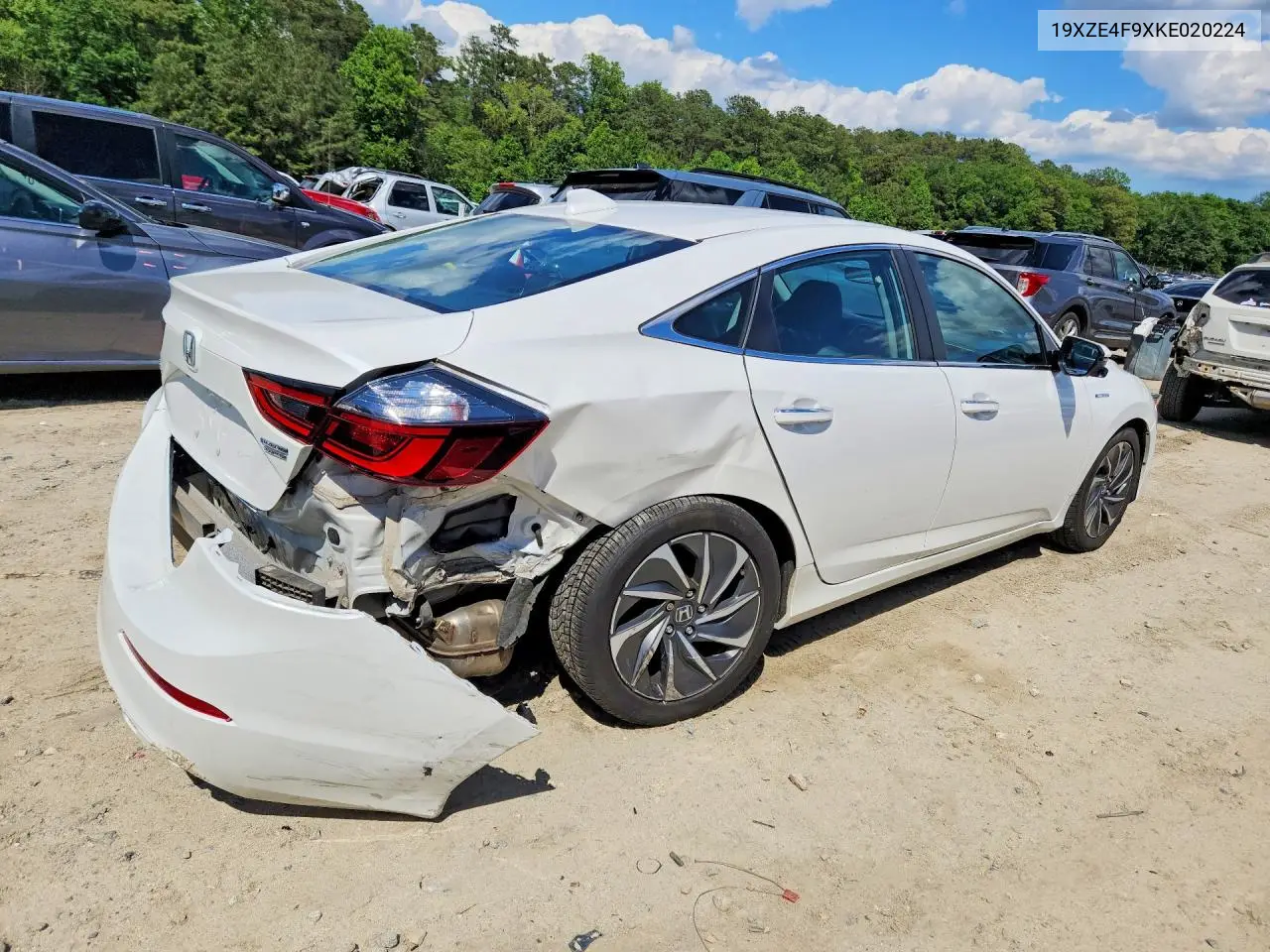 2019 Honda Insight Touring VIN: 19XZE4F9XKE020224 Lot: 55276836