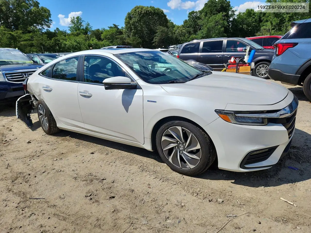 2019 Honda Insight Touring VIN: 19XZE4F9XKE020224 Lot: 55276836