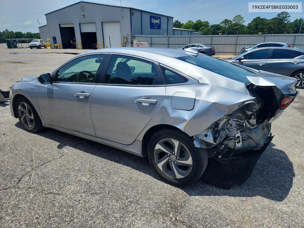 2019 Honda Insight Ex VIN: 19XZE4F58KE033003 Lot: 55733996