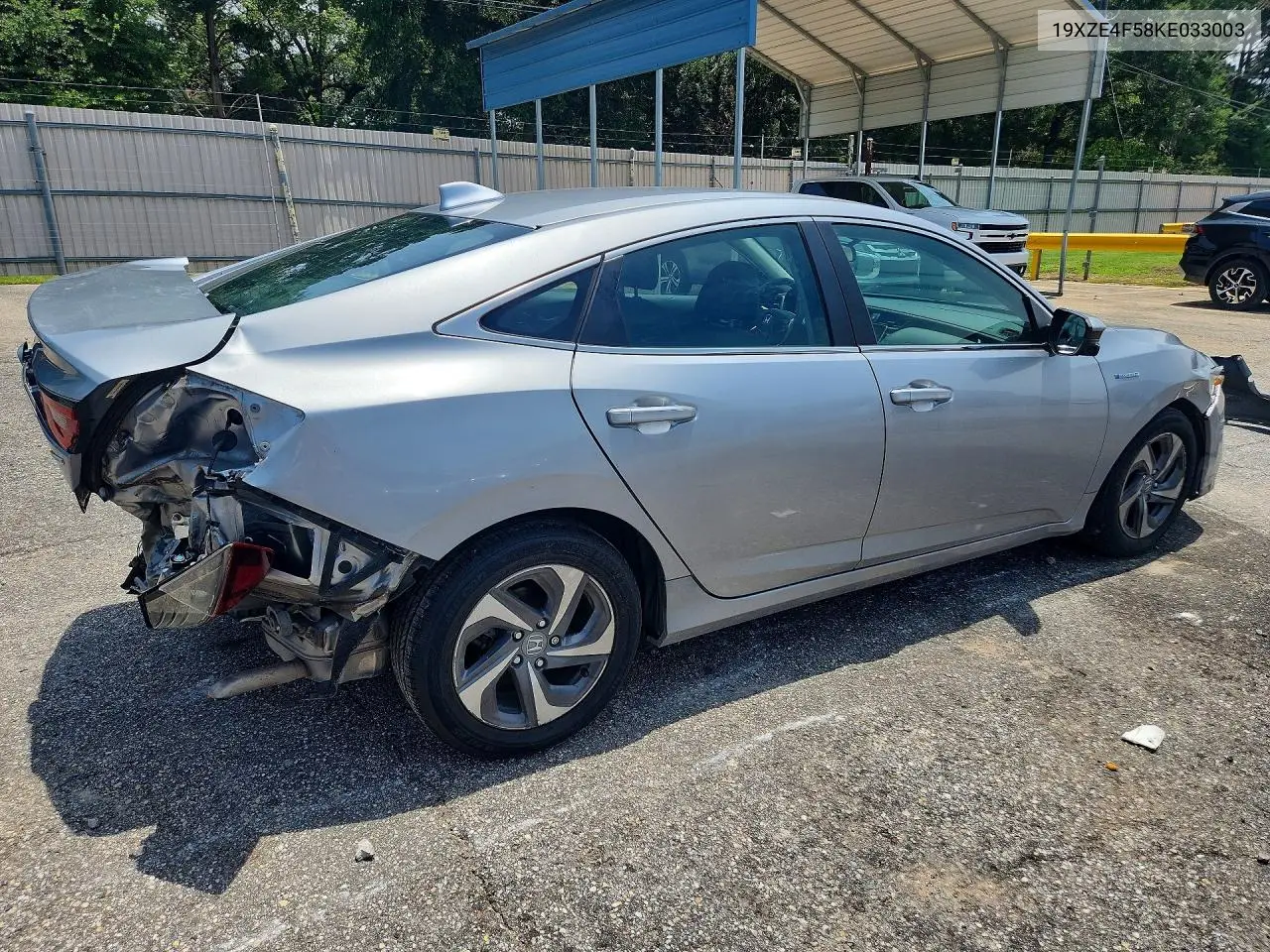 2019 Honda Insight Ex VIN: 19XZE4F58KE033003 Lot: 55733996
