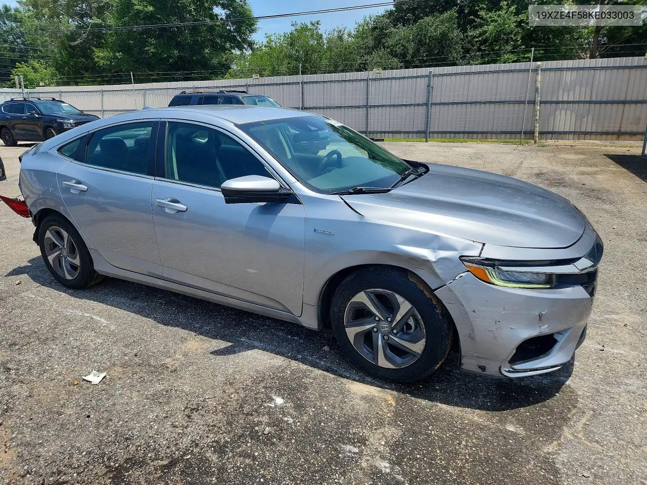 2019 Honda Insight Ex VIN: 19XZE4F58KE033003 Lot: 55733996